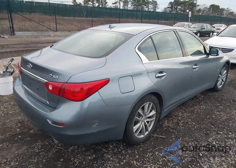 2014 Infiniti Q50 Premium z USA, uszkodzony, nr VIN JN1BV7AR7EM680269